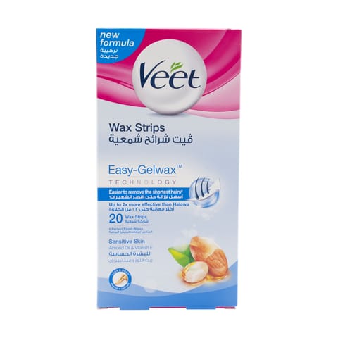 VEET Wax Strips Sensitive Skin 20Pcs