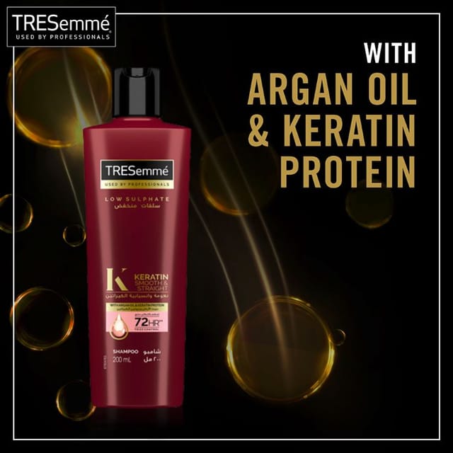 Tresemme keratin shop straightening shampoo