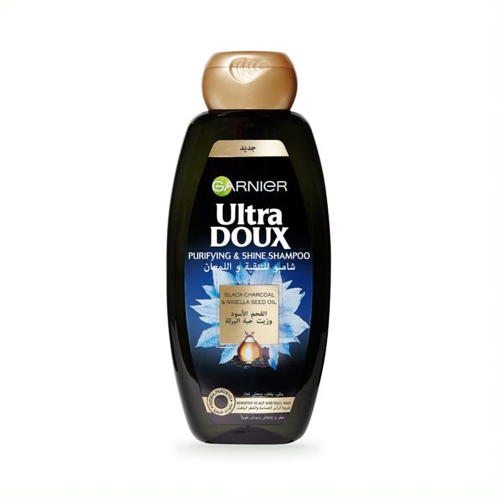 Ultra Doux Black Charcoal & Nigella Seed Oil Purifying & Shine Shampoo 600ml