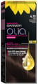 Olia, 4.15 Iced Chocolate, No Ammonia Permanent Haircolor, with 60% Oils