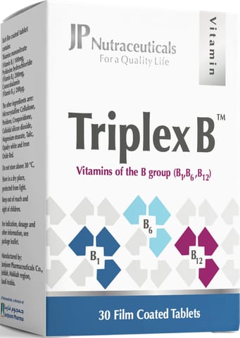 JP Triplex Vitamin B 30 Tablets