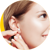 Buy Ear Lobe & Accessories Cleavage Cover One Size Fits All White