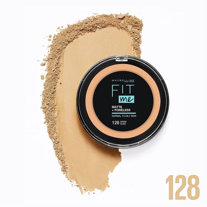 MB Fit Me Matte Poreless Powder# 128