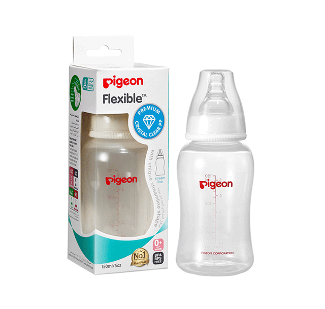 Pigeon flexible sales feeding bottle