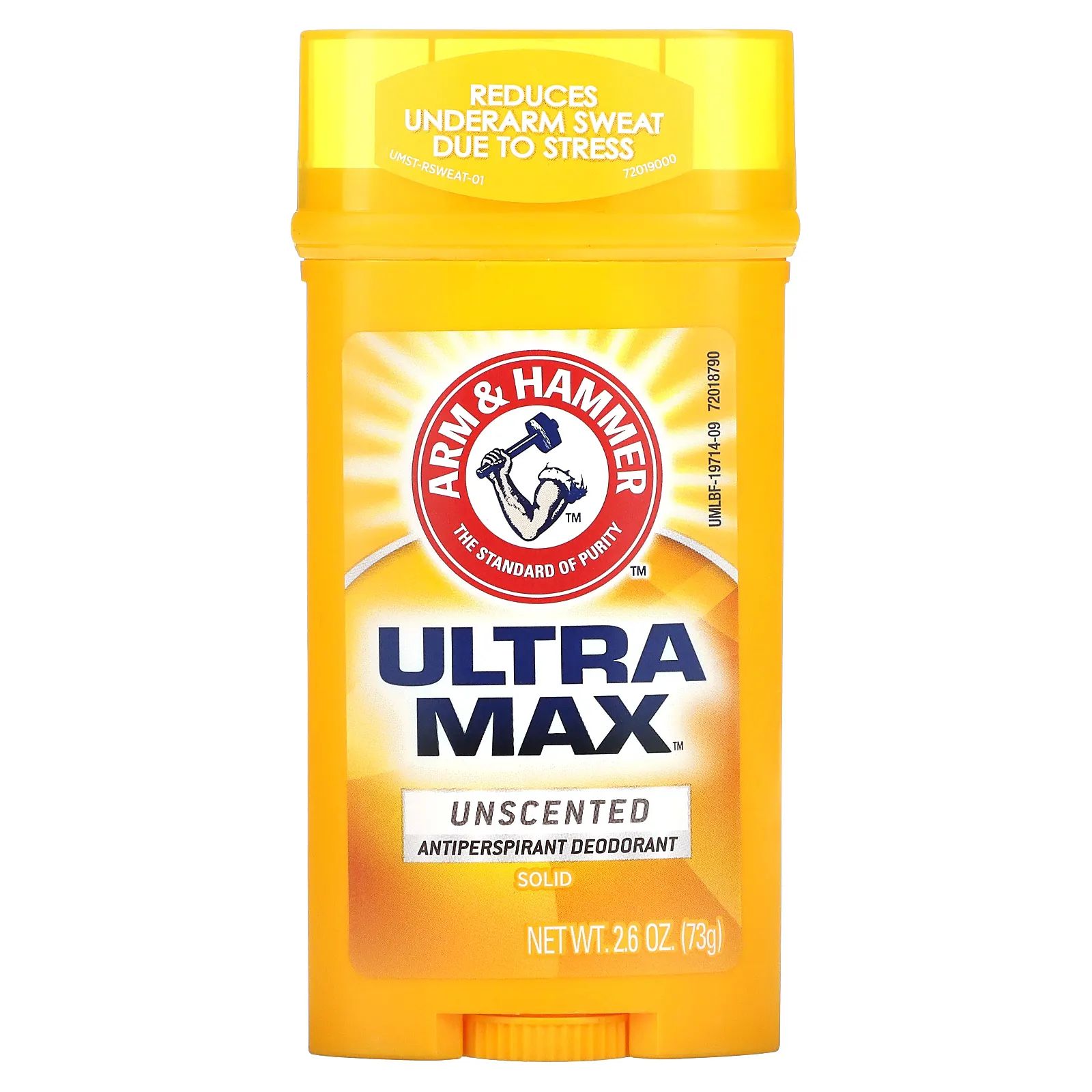 A&H UMAX DEODORANT FRESH SOLID UNSCENTED OVAL 2.6oz/73GM