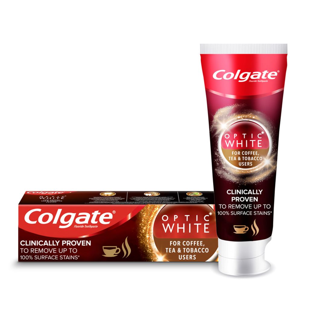 Colgate Tp Optic White Coffee,Tea 75 Ml