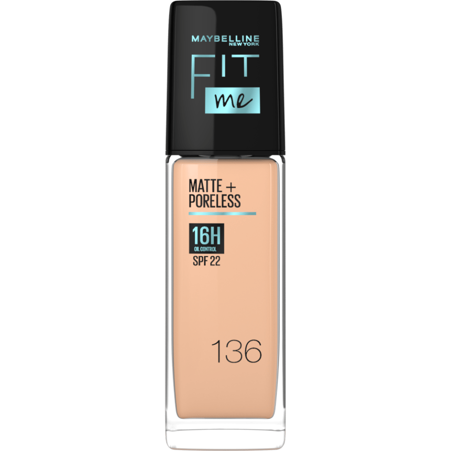 MB Fit Me Matte Poreless Foundation# 136