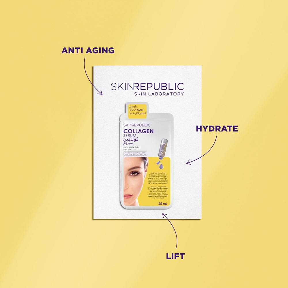 Collagen Serum, Anti-Aging face mask