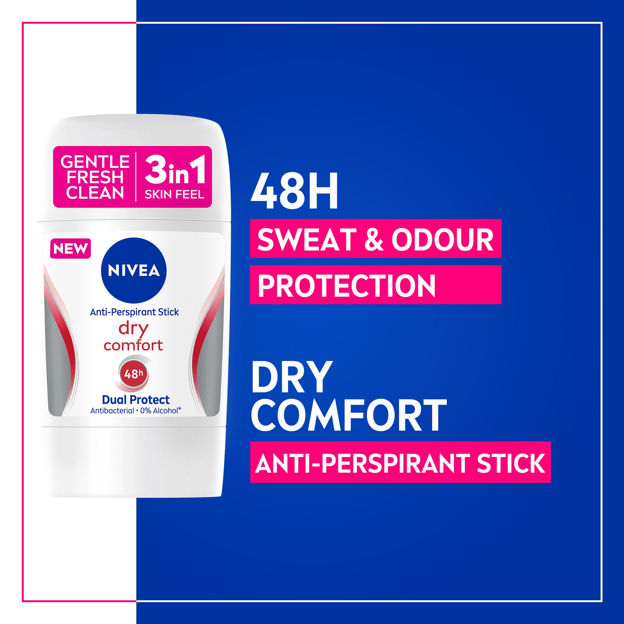 Nivea Lady Deo Stick Dry Impact 50 Ml