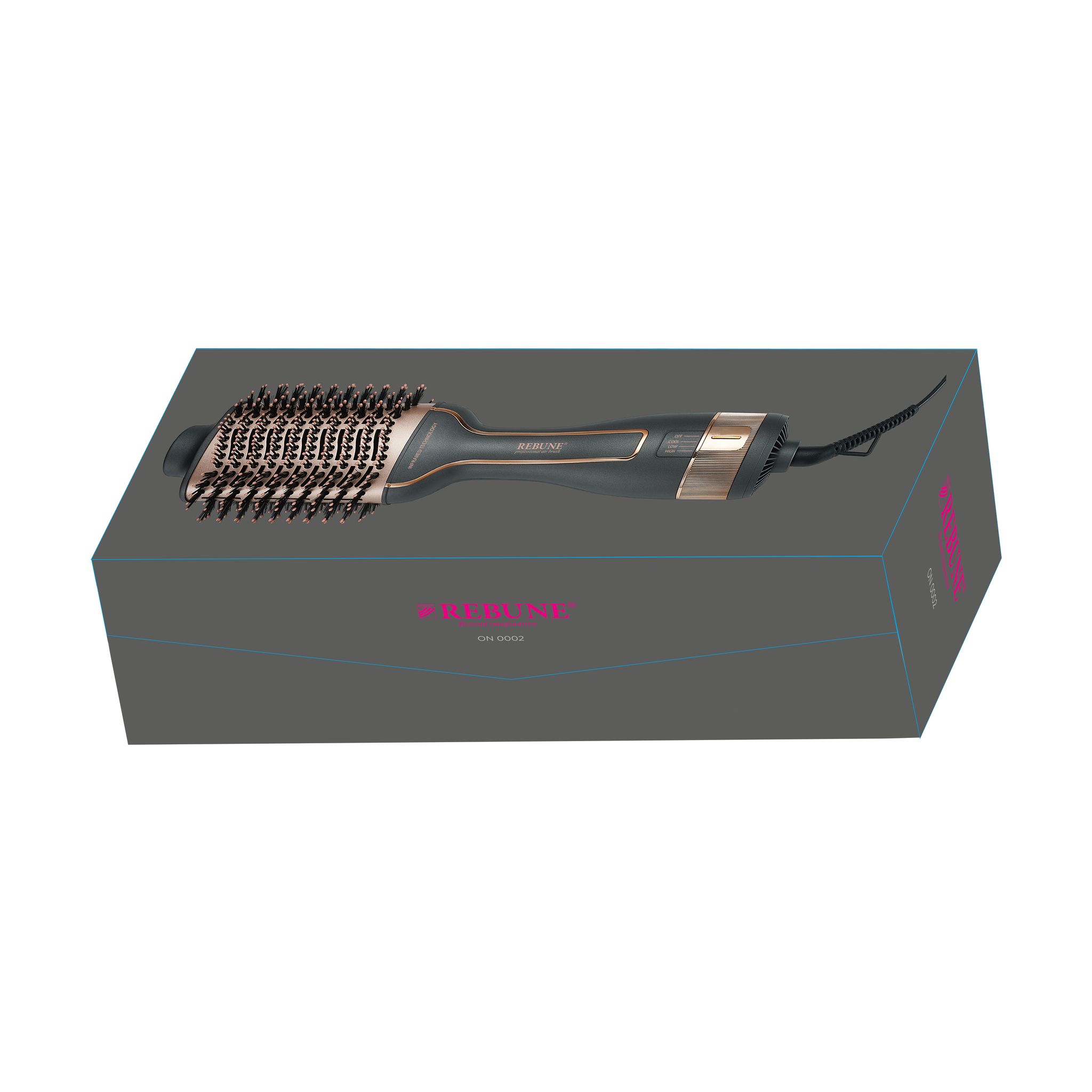 REBUNE hair styler, 1300W, infrared,3 heats