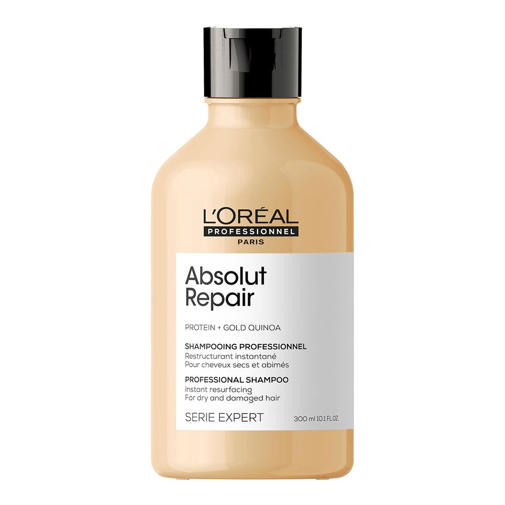 L’Oréal Professionnel Absolut Repair shampoo With Protein and Gold Quinoa for dry and damaged hair SERIE EXPERT 300ml