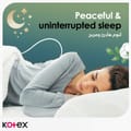 Kotex Natural Maxi Protect Thick Pads, 100% Cotton Pad, Overnight Protection Sanitary Pads with Wings, 22 Sanitary Pads