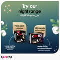 Kotex Natural Maxi Protect Thick Pads, 100% Cotton Pad, Overnight Protection Sanitary Pads with Wings, 22 Sanitary Pads