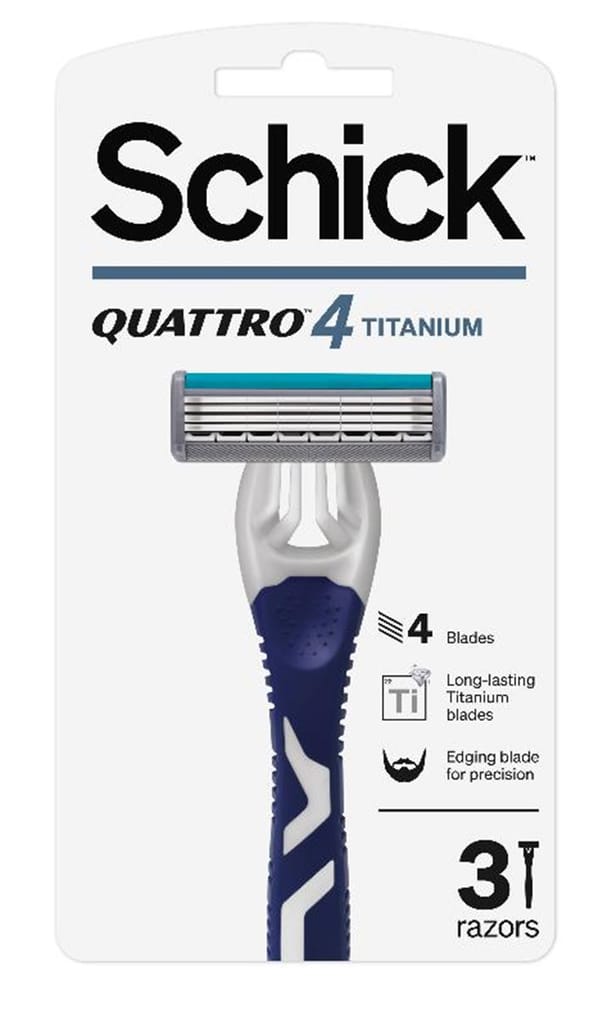 Schick QUATTRO4 TUB 3 pcs