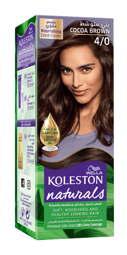 Koleston Naturals Hair Color Cocoa Brown 4/0