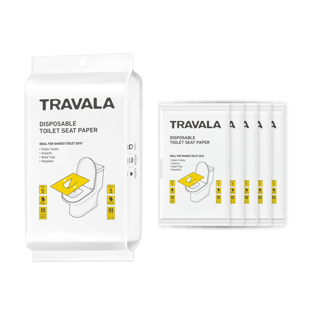 Travala Toilet Seat Cover Paper - 5 PCS