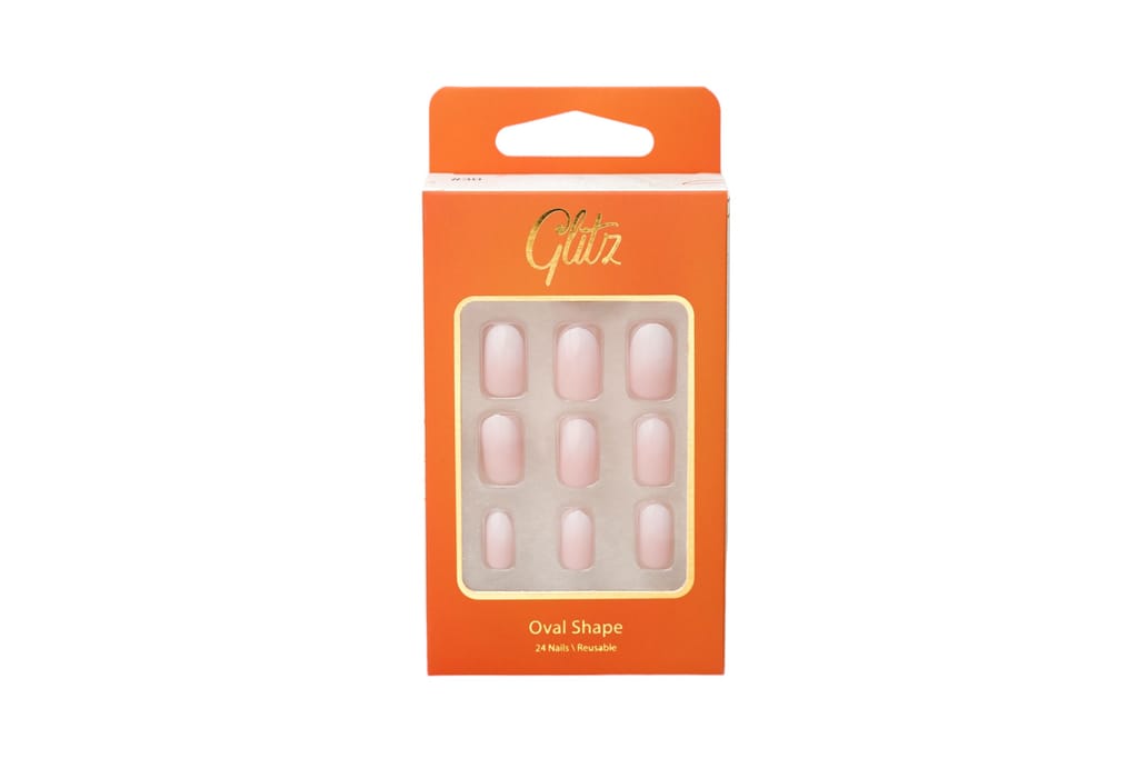 Glitz Nails Oval - 30 Pink